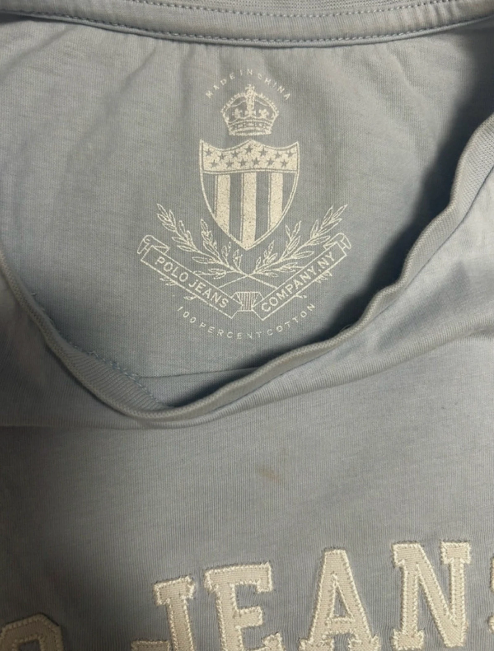 Camiseta Polo Jeans Ralph Lauren azul claro original talla M – photo 3